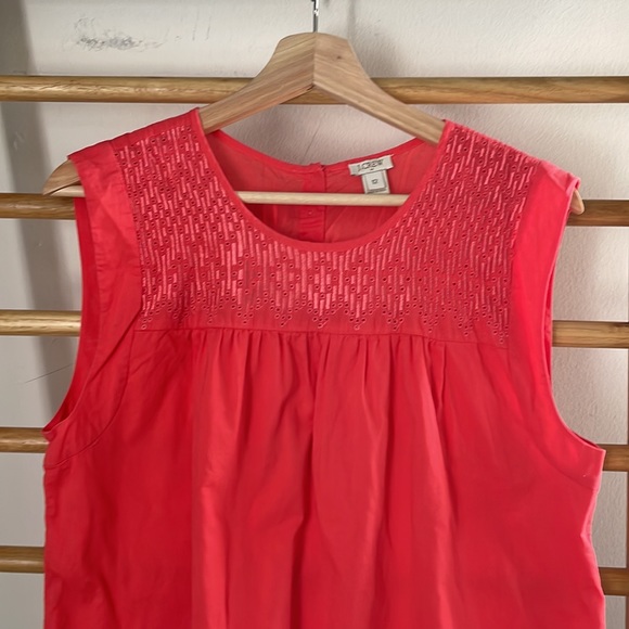 J.Crew Embroidered Tank Top - Picture 2 of 4